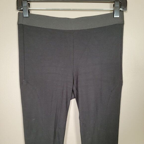 Theory Black Seamed Leggings Sz P - Picture 3 of 9